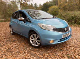 Nissan Note 1.2 Tekna DID-S. Excellent Condition, Low Mileage, Zero road tax.