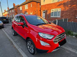Ford ecosport, 2018 (18) Red Hatchback, Manual Diesel, 48,323 miles
