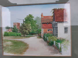 Frank Clarke Original Watercolour Rotherwick Hampshire