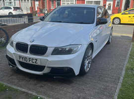 BMW 3 Series, 2010 (10) White Saloon, Manual Petrol, 99.000 miles