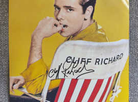 Genuine, Signed, 8"x10", Photo, Cliff Richard (Actor/Singer, The Shadows ) + COA