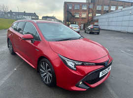 Toyota Corolla, 2021 (21) Red Estate, Cvt Petrol Hybrid, 85,761 miles