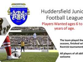 Huddersfield Juniors Football League -  PLAYERS WANTED 2022-23