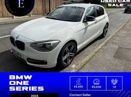 BMW 1 series, 2013 (13) White Hatchback, Manual Petrol, 83,713 miles