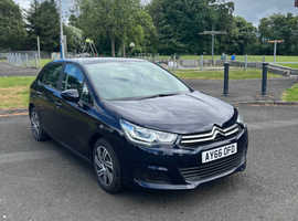 Citroen C4, 2017 (66) Blue Hatchback, Manual Diesel, 123,800 miles