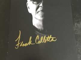 Frank Cullotta CASINO signed autograph 5 1/1 x 8 1/2 original gangster card
