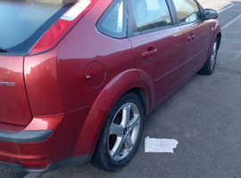 Ford Focus, 2007 (57) red hatchback, Manual Petrol, 150 miles