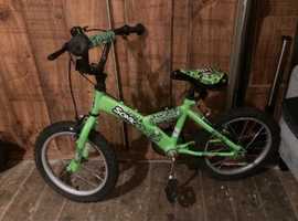 Kids sonic green bike