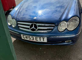 Mercedes Clk, 2003 (53) Blue Coupe, Automatic Petrol, 100,000 miles