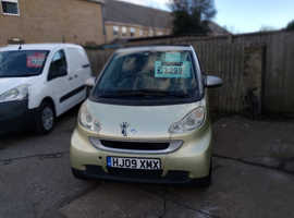 Smart Fortwo Cabrio, 2009 (09) Silver Convertible, Automatic Petrol, 63,426 miles