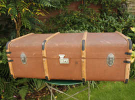 Vintage Steamer Trunk From the Golden Age of Travel.