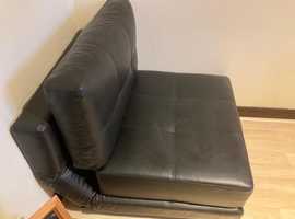 Single black futon for sale