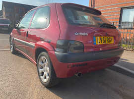 Citroen Saxo, 2001 (51) Red Hatchback, Manual Petrol, 79,802 miles