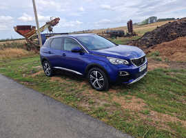 Peugeot 3008, 2019 (19) Blue Hatchback, Manual Diesel, 180,000 miles
