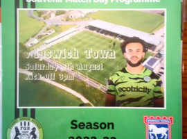 Forest Green Rovers v Ipswich Programme August 2022
