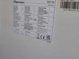Fridgmaster 198ltr chest freezer fully working