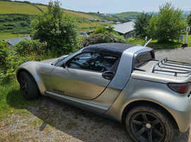 Smart Roadster, 2004 (54) Silver Convertible, Automatic Petrol, 129,321 miles