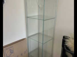 Glass display cabinet