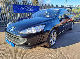 Peugeot 407, 2010 (60) Black Coupe, Manual Diesel, 75,000 miles