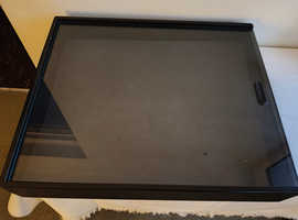 Quality Tabletop Display Case with sliding glass cover
