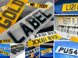 Premium 3D & 4D Registration Plates ( Road Leagl & Show Plates)