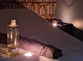 Mature male massage therapist