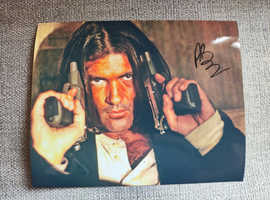 Genuine, Signed Photo, 8"x10", Antonio Banderas (Once Upon A Time in Mexico) + COA