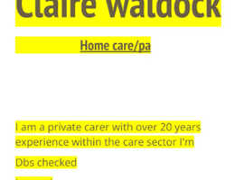 Home care/pa