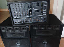 Amplifier  and speaker's  800 watts