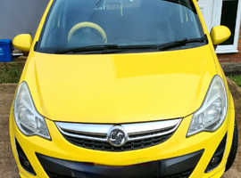 Vauxhall Corsa, 2012 (12) Yellow Hatchback, Manual Diesel, 79,279 miles