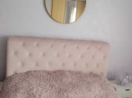 PINK DOUBLE BED FRAME