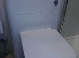 Complete bathroom suite white high gloss