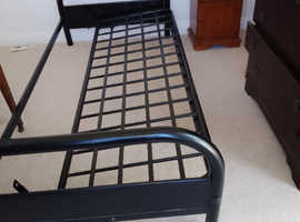 Solid frame sofa bed