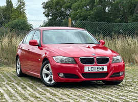 BMW 3 Series, 2011 (11) Red Saloon, Manual Diesel, 136,492 miles. Will come with a NEW 12 MONTH MOT.