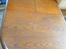 Dark Wood Extending Dining Table