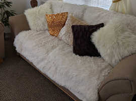 Double sofa bed and 3 seater sofa