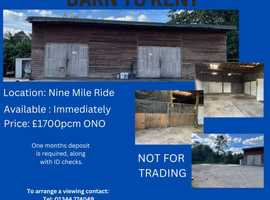 Large Barn To Let