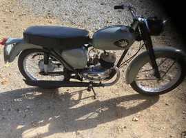 1962 BSA Bantam D7, 175cc 2 stroke, classic British motorcycle for sale, £2000.