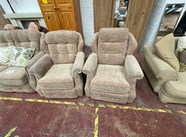 Sofa - Gplan Three Seater Sofa with Two Matching Armchairs