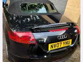 Audi TT, 2007 (07) Black Convertible, Automatic Petrol, 51,000 miles