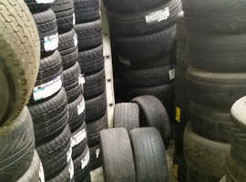 Job lot of tyres for sale new and used in bulk .