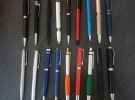 Personalised laser engraved metal pens for your business/brand