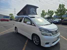 Toyota Vellfire campervan By Wellhouse 3.5V6 280ps 2WD Auto 2010 New shape. Pearl 58,338 miles.