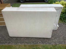 King-size bed base with 4 storage drawers, separates into 2 halves - collection ONLY, from STOKESLEY !