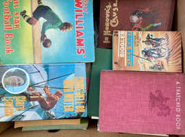 large box of old collectible books