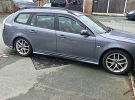 Saab 9-3, 2007 (57) Grey Estate, Manual Diesel, 164,163 miles