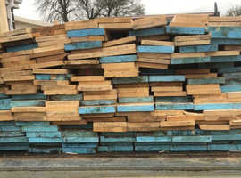 Pine wood planks