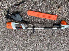 STHIL HLA 65 long reach cordless hedge trimmer with battery and charger