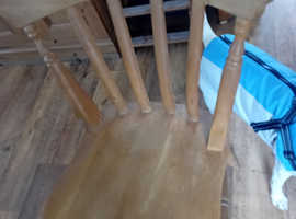 Wooden chairs