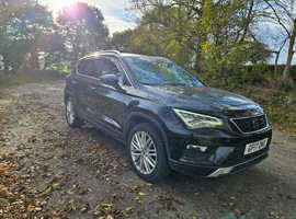 Seat ATECA, 2017 (17) Black Hatchback, Manual Diesel, 94,000 miles